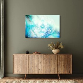 Obraz - Merkaba v tyrkysovom pozadí (90x60 cm)