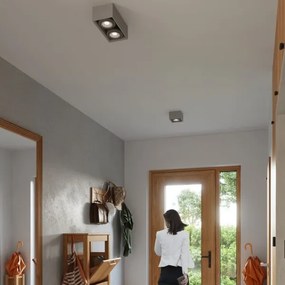 Sollux SL.0884 - Stropné svietidlo QUATRO 2xGU10/40W/230V betón