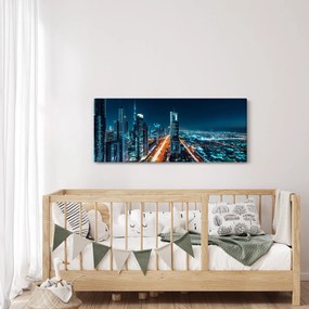 Obraz - Dubajská noc (120x50 cm)