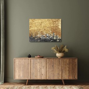 Sklenený obraz - Zlatá štruktúra N⁰3 (70x50 cm)