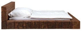 furniture-nabytek.cz - Masívny drvič postelí z mangového dreva, lakovaný, hnedý