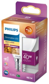 Philips LED Classic WarmGlow E14 P45 3,4 W matná