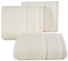 BAVLNENÝ UTERÁK KALIA2 50X90 CM KRÉMOVÁ