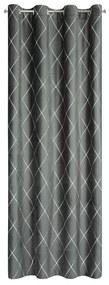 ZATEMŇOVACÍ ZÁVES NA KRÚŽKOCH PIERRE CARDIN MARGO 140X250 CM STRIEBORNÁ