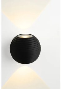 Lucide 17804/06/30 - LED vonkajšie nástenné svietidlo AYO 2xLED/3W/230V čierne