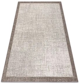 KOBEREC SIZAL FLOORLUX 20401 vzor rámu šampanské / taupe Veľkosť: 240x330 cm