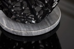 Stolná lampa Leaf 45cm čierna RÁM