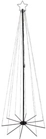 Vianočná stojaca lampa čierna 240 cm vrátane LED IP44 s diaľkovým ovládaním - Nagi