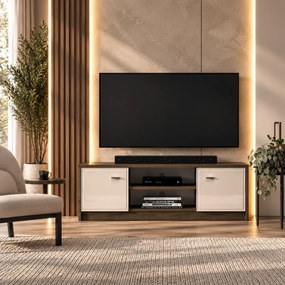 TV STOLÍK BELLADGIO KAŠMÍR DUB WINDMILL TMAVÝ 160 cm