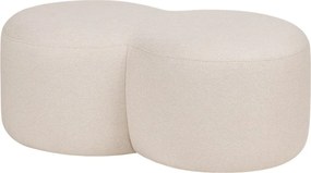 Béžový taburet Umbo – noo.ma