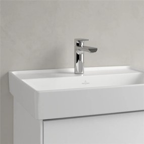 VILLEROY &amp; BOCH Collaro závesné umývadlo s otvorom, bez prepadu, 600 x 470 mm, Stone White, s povrchom CeramicPlus, 4A3361RW