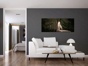 Obraz - Vytie vlka (120x50 cm)