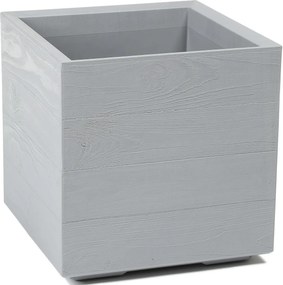 Květináč na kolečkách BETONIQUE 39x39,4 cm šedý