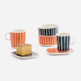 Hrnček Oiva Piccolo 0,25l, zeleno-ružový