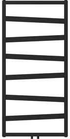 Mexen, Mexen Zoom dekoratívny kúpeľňový radiátor 1100 x 530 mm, 376 W, čierny - W130-1100-530-00-70