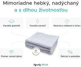 Hotelový uterák Royal 50 x 100 cm biely, 100% bavlna