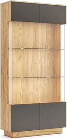 Dvojdverová vitrína Luna LED LN-113-LV