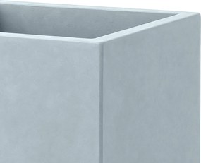 Sada 2 ks kvetináčov 3 square - sivá