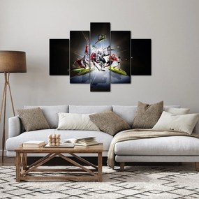 Obraz - Športovci (150x105 cm)