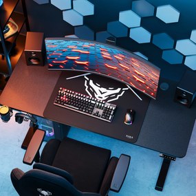 Výškovo nastaviteľný stôl Diablo X-Tensio 1400 čierny