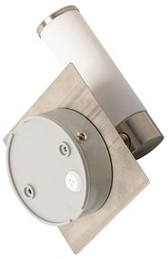 Moderná nástenná lampa do kúpeľne oceľ IP44 - Bath