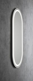 Sapho Sapho, NYX zrkadlo oválne s LED osvetlením 45x90cm, NY045