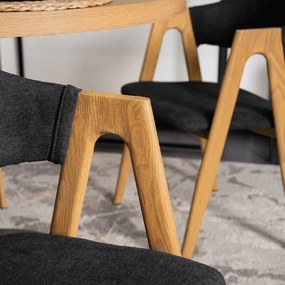 PROXIMA.store - Čalúnená jedálenska stolička RUIZ FARBA: sivá