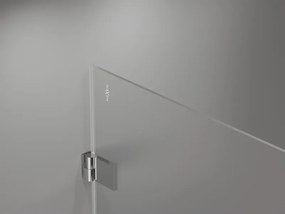 Mexen Lunar-B, výklopný sprchový kút ľavý 85 x 70 cm, 8mm číre sklo, chrómový profil, 832-085-070-01-00-L