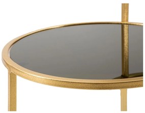 Okrúhly konferenčný stolík v zlatej farbe 40x50 cm - Mauro Ferretti