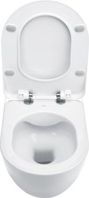 Deante Závesný WC komplet bez príruby Peonia - CDED6ZPW, vrátane SoftClose sedadla