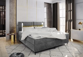 Čalúnená posteľ boxspring ALBA, 160x200, trinity 14 + topper