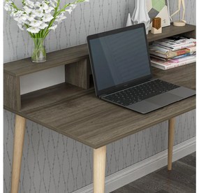 PC stolík Ronasotta 2 (orech + drevo). Vlastná spoľahlivá doprava až k Vám domov. 1106635