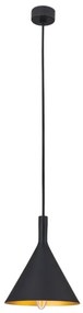 Orion - Luster na lanku GUNDA 1xE14/40W/230V pr. 16,5 cm čierna/zlatá