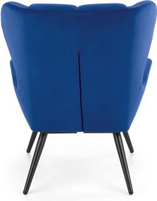 Relaxačné kreslo Tawanna (tmavomodrá). Vlastná spoľahlivá doprava až k Vám domov. 1039531