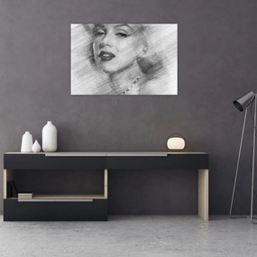 Obraz - Portrén Merilyn Monroe (90x60 cm)