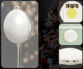 Tutumi Tutumi, LED svietiaca ozdoba so vzorom Santa Claus 3xAAA LED26 16cm CD003, CHR-03000