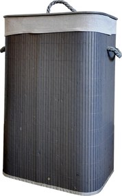 TRENDIE Bambusový kôš na prádlo 72l šedý + DARČEK