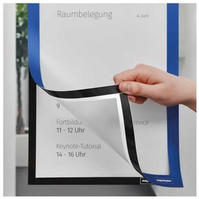 Samolepiaci rámček Magnetoplan Magnetofix A4 - 2 ks, modrá