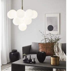 Markslöjd 107903 - Luster na tyči MERLOT 13xG9/20W/230V priemer 56 cm biela/zlatá