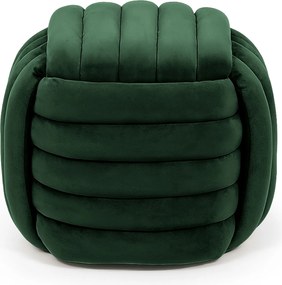 Taburet Nilo lahvově zelený