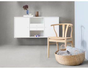 Biela nízka komoda 133x61 cm Mistral - Hammel Furniture