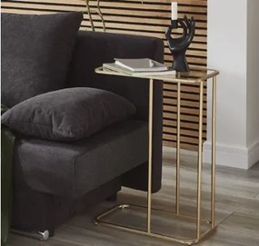 Prístavný stolík Sagres, zlatý%