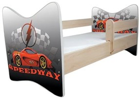 Raj posteli Detská posteľ " Speedway " DLX biela