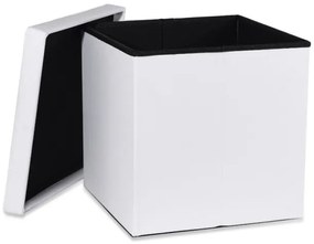 Skladacia taburetka L biela