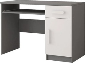 Písací stôl SMYK - šedý/biely (viac variant)