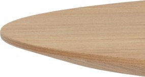 Okrúhly jedálenský stôl Soli 120 cm dub prírodný/kašmírový