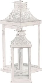 Set dvoch lampášov biely LUC305 (2 ks)