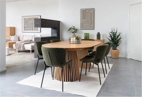 Zelená sklenená váza (výška 26,5 cm) – House Nordic