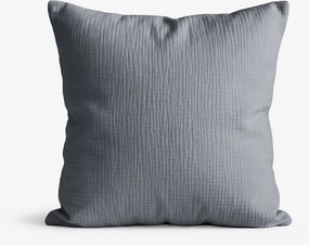 Goldea mušelínová obliečka na vankúš - antracitová 40 x 40 cm