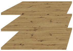 Police Sigma 02 pre posuvnú skriňu - 3 ks artisan